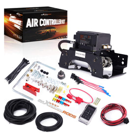 Neu Elektronisches Kompressor Zwei-Kreis-System Fernbedienung Kit For Pickups Vans