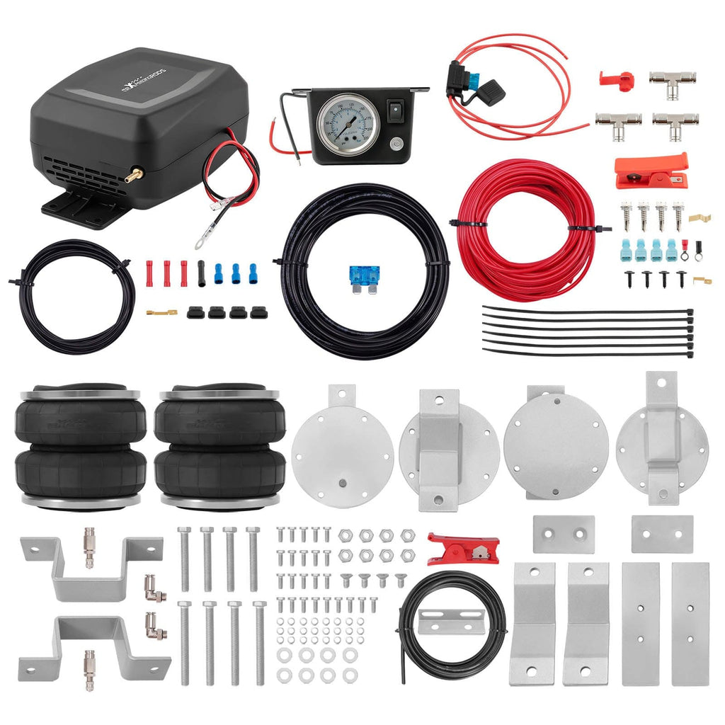 Neu Luftbalg + Kompressor Kontroller Kit kompatibel für Mercedes Sprinter 4X4 Doppelhinterrad