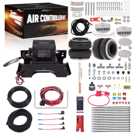 Neu Luftbalg + Wireless Kompressor Dual Remote Kitfor kompatibel für Nissan Navara D40 4WD 2004-