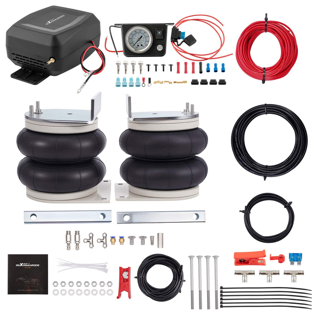Neu Luftfeder Hinten + Kompressor Controller Kit kompatibel für Renault Master X62 kompatibel für FWD 2010-