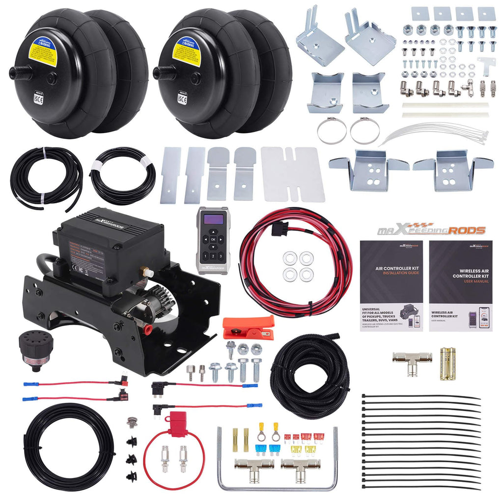 Neu Luftfederung + Wireless Kompressor Kontroller Kit kompatibel für Mercedes Sprinter 3,5-t