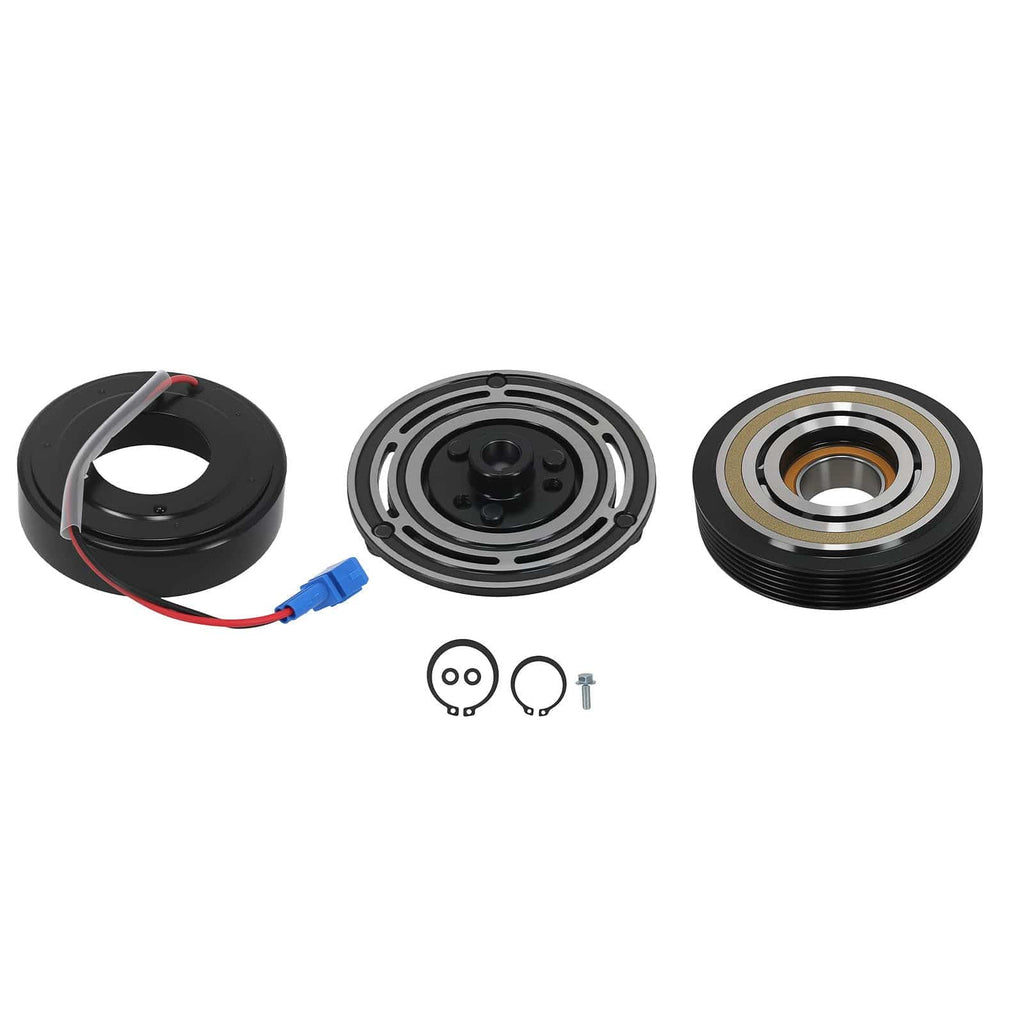 Neu Klimakompressor Magnetkupplung kompatibel für VW T4 Kastenwagen 7D0820805Q 126mm 6-Rillen