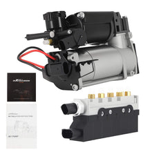 Laden Sie das Bild in den Galerie-Viewer, Neu Luftfederung Kompressor + Ventilblock kompatibel für Mercedes S-Klasse W220 1998-2005