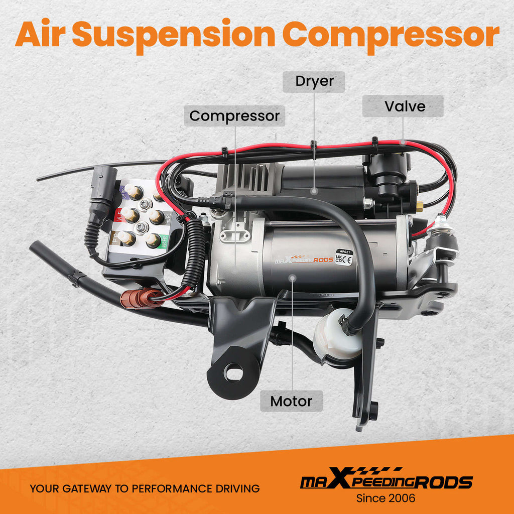 Neu Kompressor mit Halterung + Ventilblock kompatibel für AUDI A6 C6 4F 4F0616005F 4F0616013