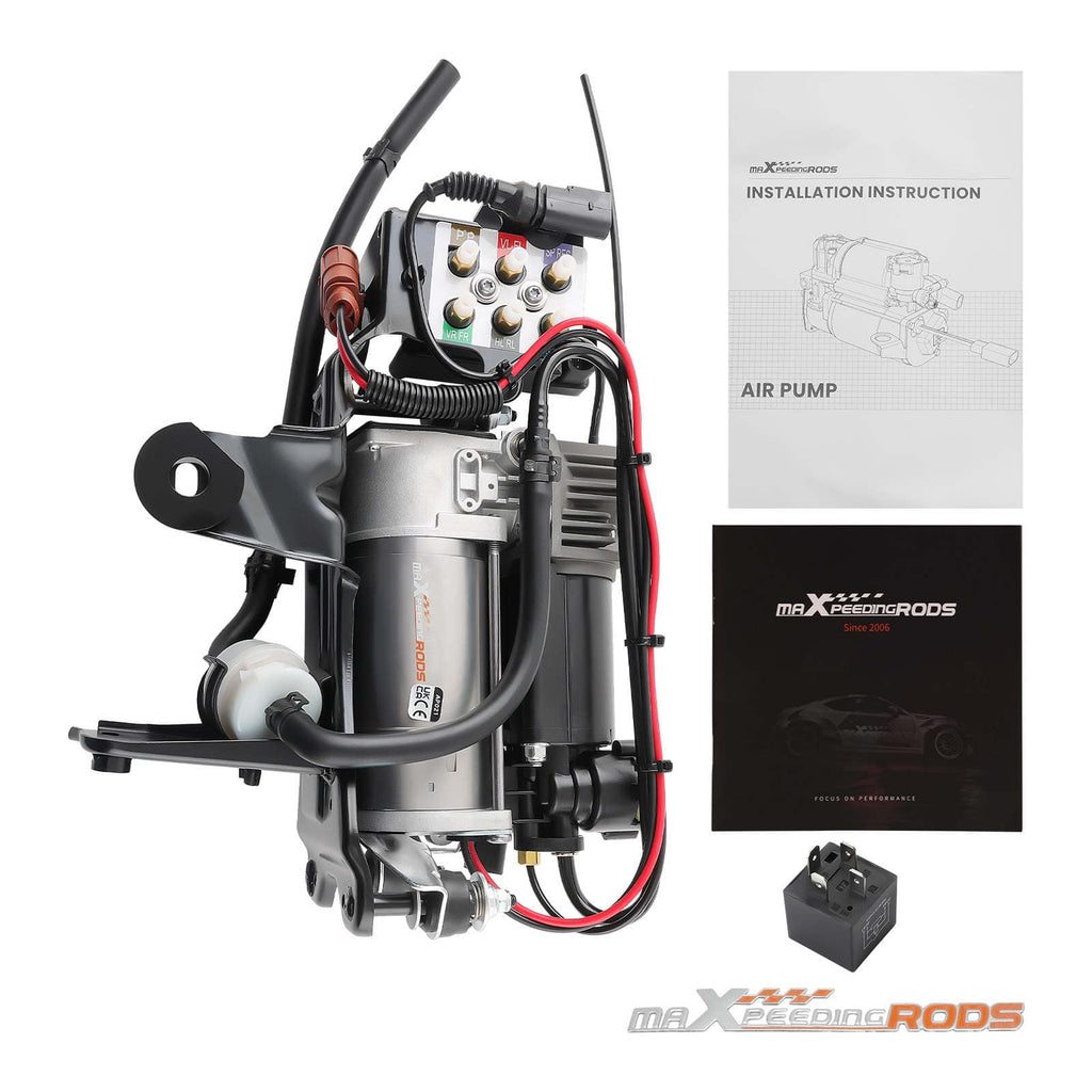 Neu Kompressor mit Halterung + Ventilblock kompatibel für AUDI A6 C6 4F 4F0616005F 4F0616013