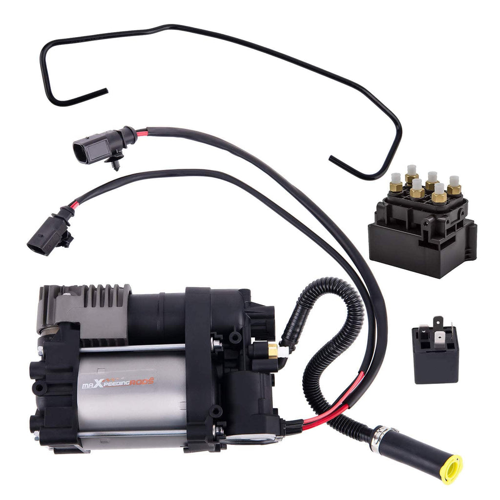 Neu Kompressor Luftfederung mit Ventil kompatibel für Porsche Cayenne 92A 2011-2018 95835890100