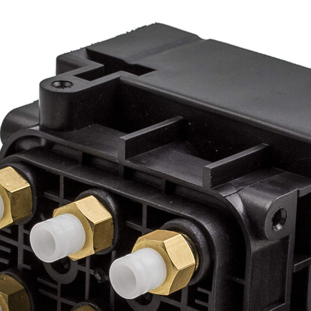 Neu Kompressor Luftfederung mit Halterung + Ventilblock kompatibel für VW Touareg 7L 7L0616007