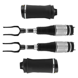 Neu 2X Federbeine Vorne + 2X Luftbalg Hinten kompatibel für JEEP Grand Cherokee IV 2011-2015