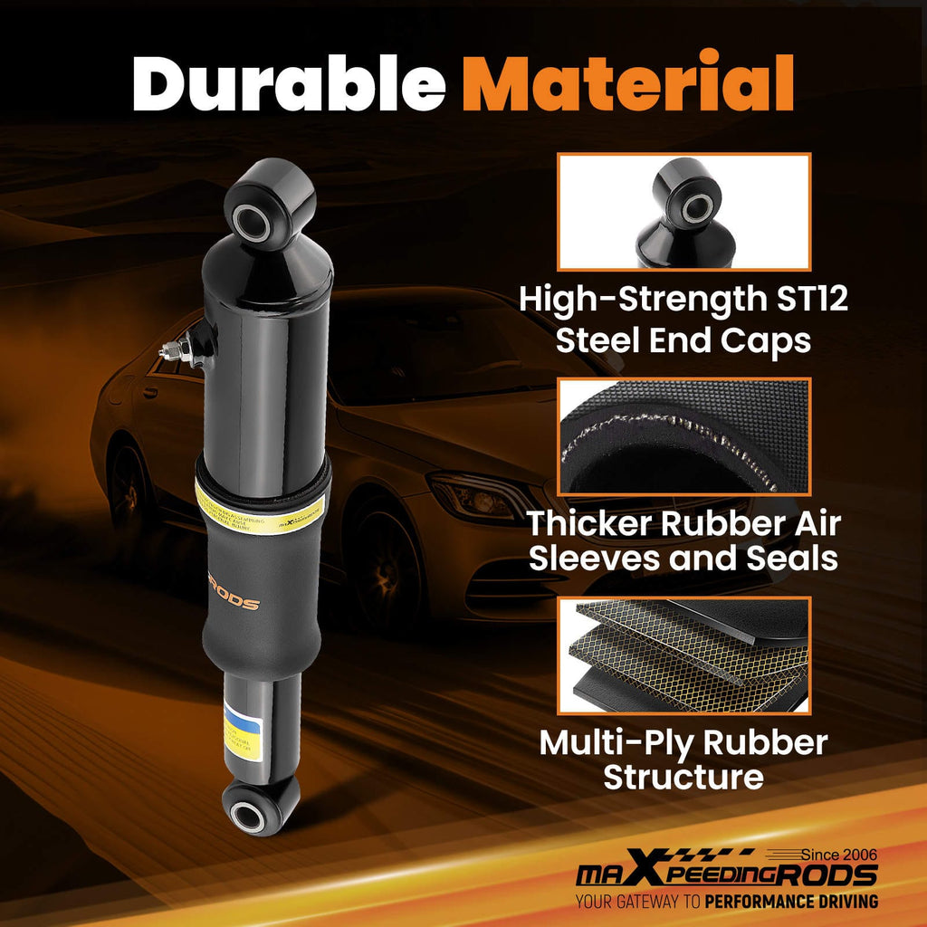 Neu 2X Hinten StoßdämpferAir Ride Suspension Kit kompatibel für Harley Touring Modelle 94-20