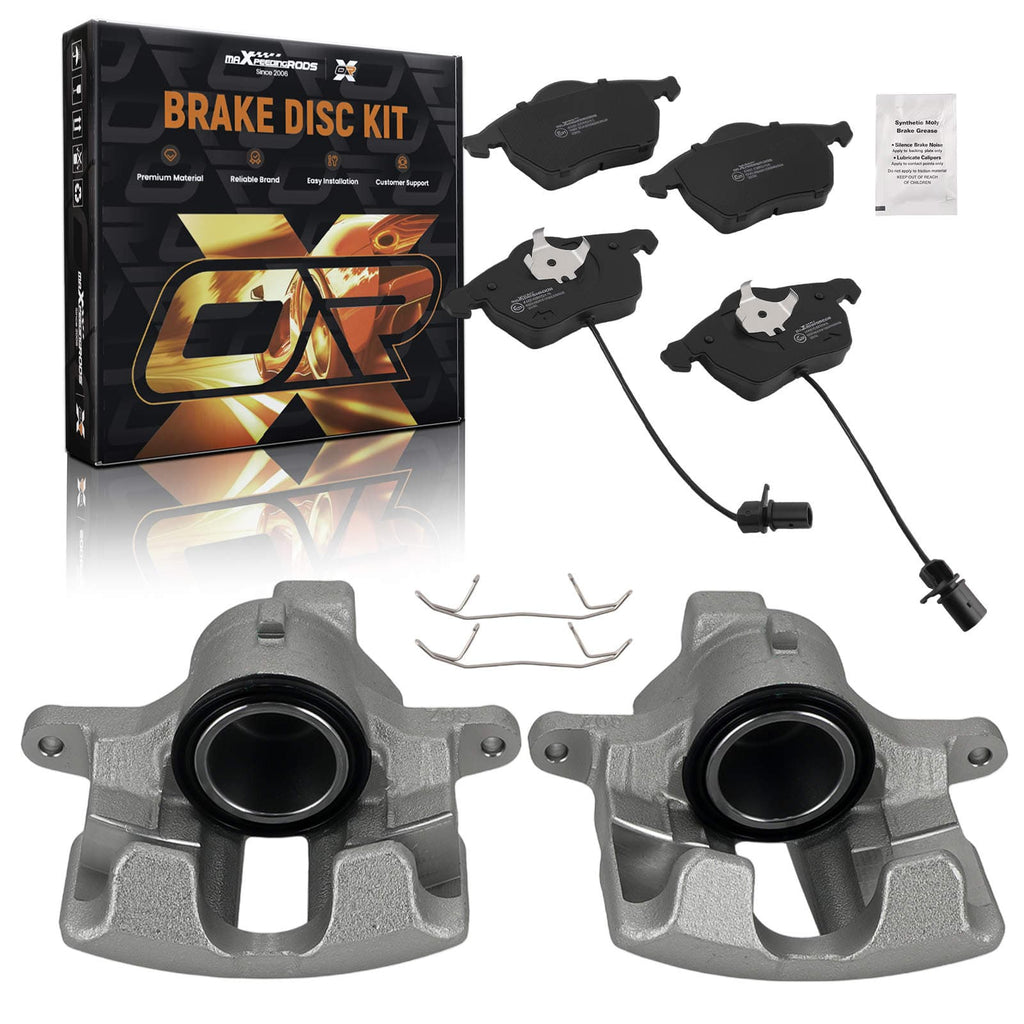 Neu Bremssattel Bremsbeläge Vorne kompatibel für Audi A4 8D2 8D5 8E2 8E5 8EC kompatibel für Seat Exeo 3R2 3R5