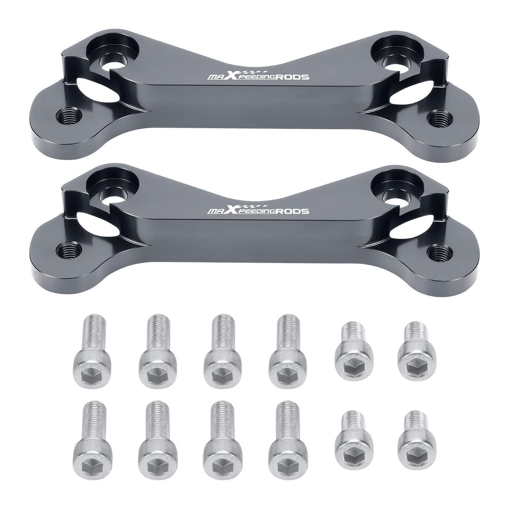 Neu 2x Bremssattel Adapter 1-Kolben auf 2-Kolben Hinten kompatibel für Subaru Impreza WRX RS