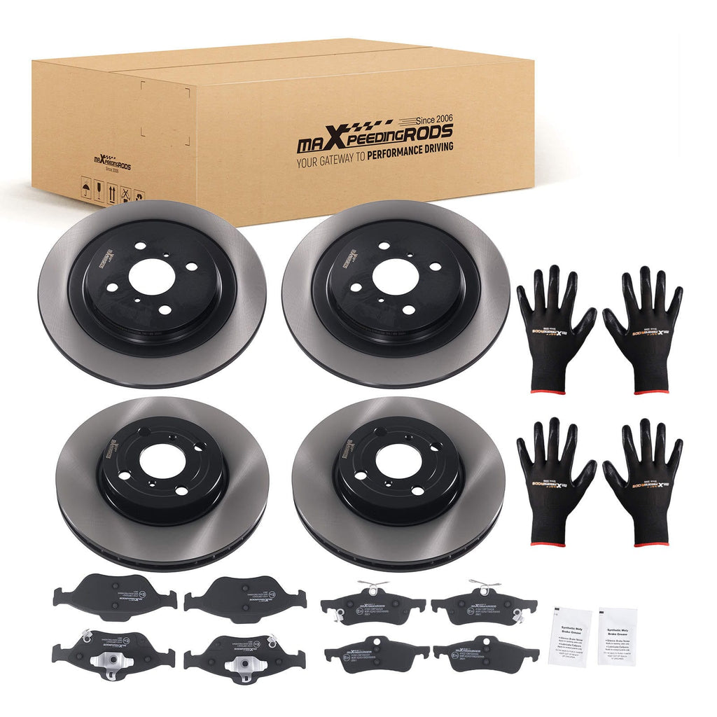 Neu Bremsscheiben Bremsbeläge Set kompatibel für Toyota Yaris KSP9 NCP9 NSP9 SCP9 ZSP9 1.0 1.3