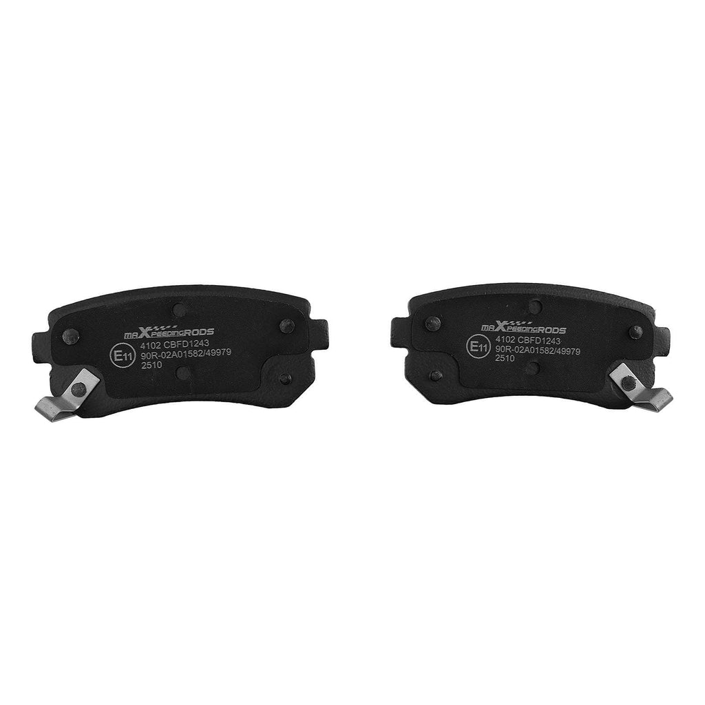 Neu Bremsscheiben + Bremsbeläge Hinten kompatibel für Hyundai i30 FD ix35 kompatibel für KIA Ceed Pro Ceed