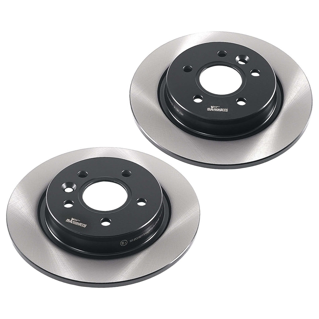 Neu Bremsscheiben Bremsbeläge Hinten kompatibel für Volvo V50 MW S40 II C30 C70 II kompatibel für Ford Focus