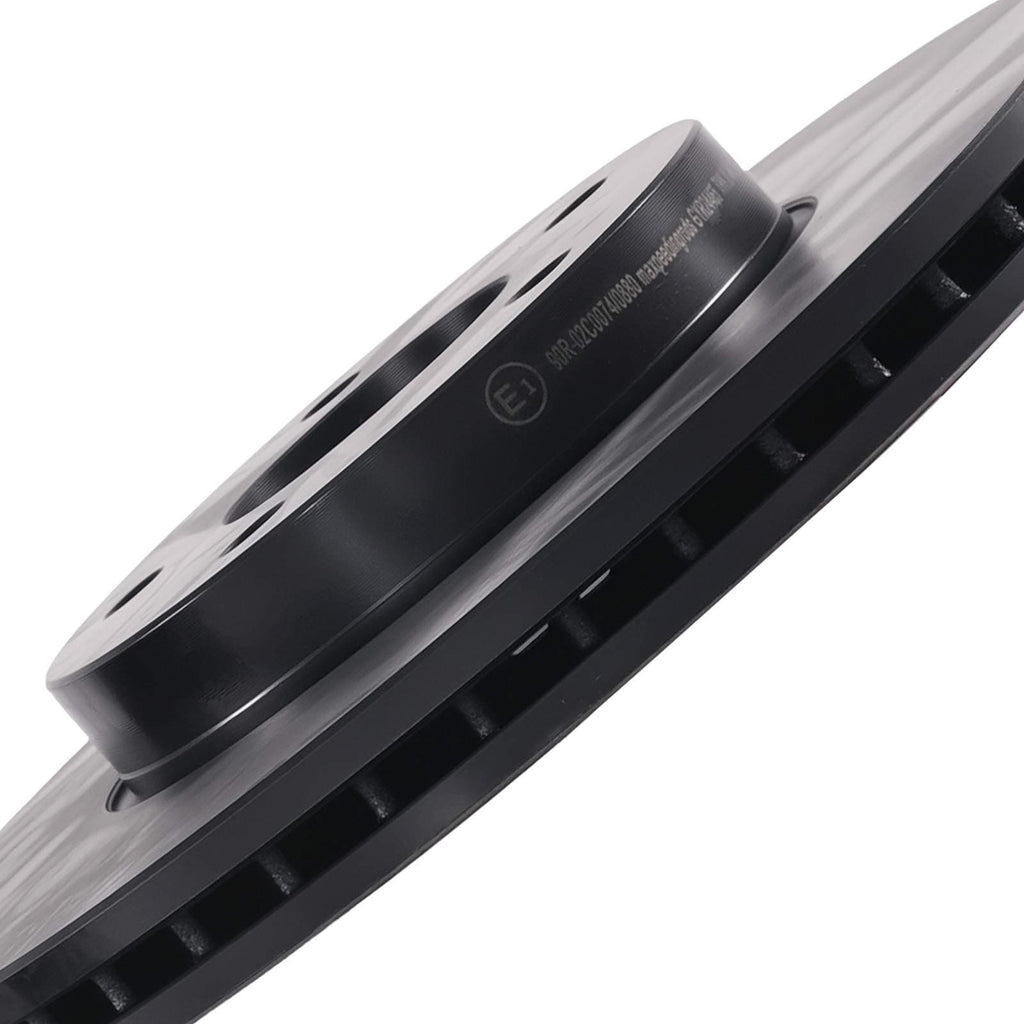 Neu Bremsscheiben Bremsbeläge Vorne kompatibel für Volvo V50 MW S40 II C30 C70 II kompatibel für Ford Focus II
