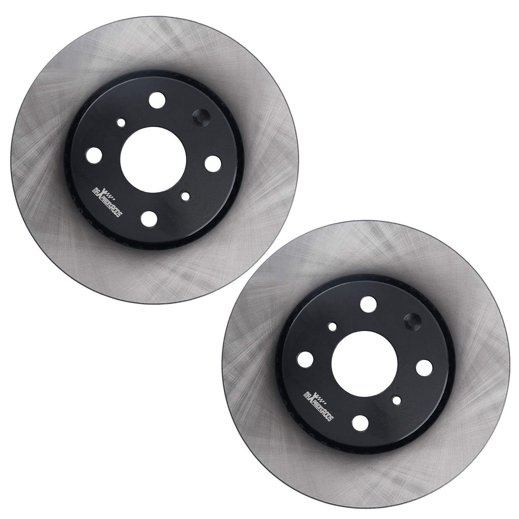 Neu Bremsscheiben Bremsbeläge Vorne kompatibel für Citroën C1 PM PN kompatibel für Peugeot 107 108 kompatibel für Toyota Aygo