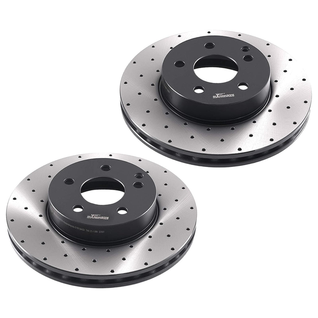 Neu Bremsscheiben Bremsbeläge Vorne kompatibel für Mercedes C 220 CDI 4matic W204 C 230 W204 C