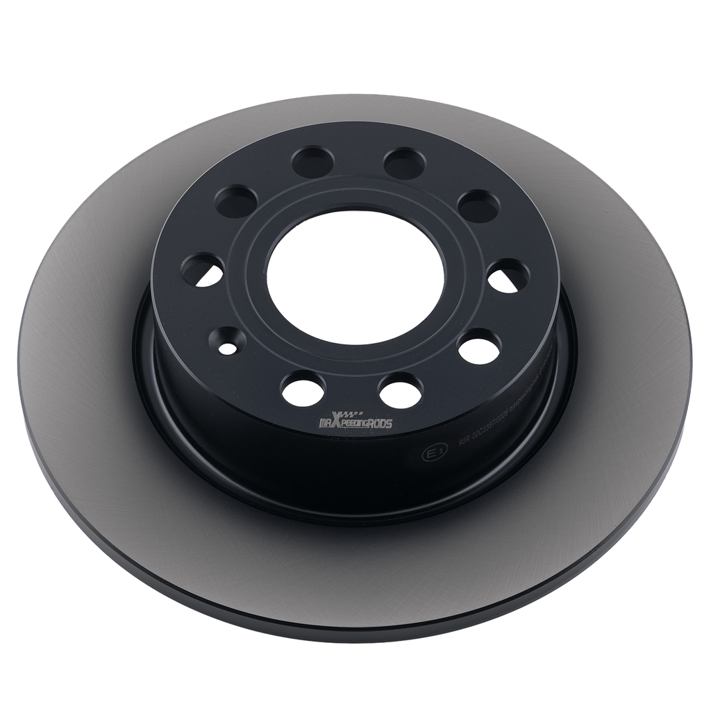 Neu 2xBremsscheiben Hinten kompatibel für Audi A3 kompatibel für Seat Altea Leon Toledo kompatibel für Skoda II kompatibel für VW Caddy kompatibel für Golf