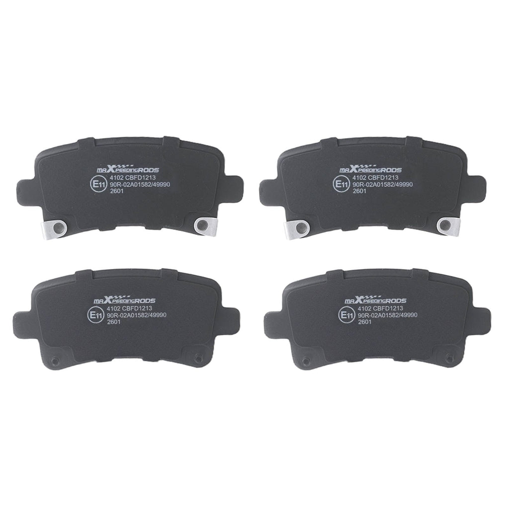 Neu Bremsscheiben + Bremsbeläge Hinten kompatibel für Opel Insignia A kompatibel für Saab 9-5 YS3G 1.6 2.0 2.8