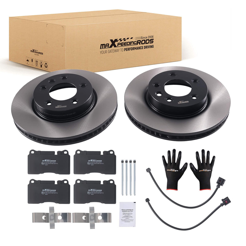 Neu Bremsscheiben Bremsbeläge Vorne kompatibel für VW Touareg 7L6 7L7 7LA 3.2 3.6 7P5 7P6 3.0