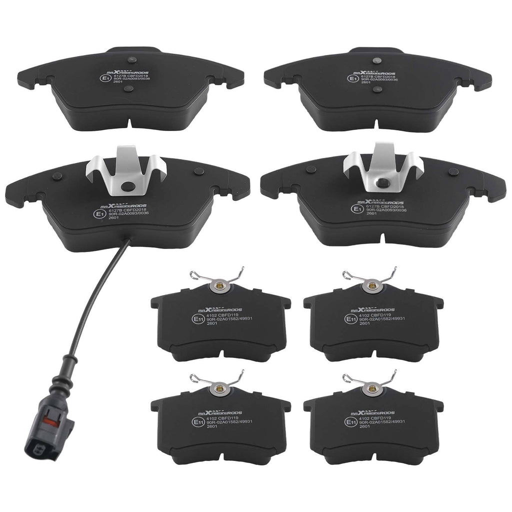 Neu Bremsscheiben Bremsbeläge Set kompatibel für VW Golf V 1K1 kompatibel für Golf VI 5K1 Cabrio 517 Jetta 162