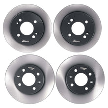 Laden Sie das Bild in den Galerie-Viewer, Neu Bremsscheiben Bremsbeläge Set kompatibel für Hyundai i10 kompatibel für KIA Picanto 1.0-1.1 Vorne Hinten