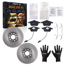 Laden Sie das Bild in den Galerie-Viewer, Neu Bremsscheiben + Bremsbeläge Vorne kompatibel für Audi A4 B5 B6 B7 A6 C5 4A0615301C 288mm