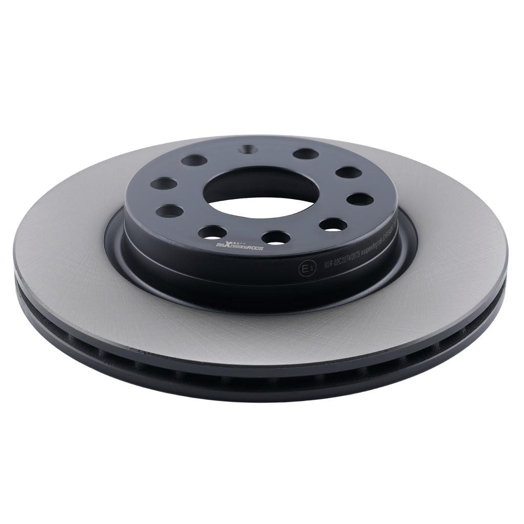 Neu Bremsscheiben Vorne Belüftet kompatibel für Audi A3 kompatibel für Seat Altea Leon Toledo kompatibel für Skoda Octavia kompatibel für VW