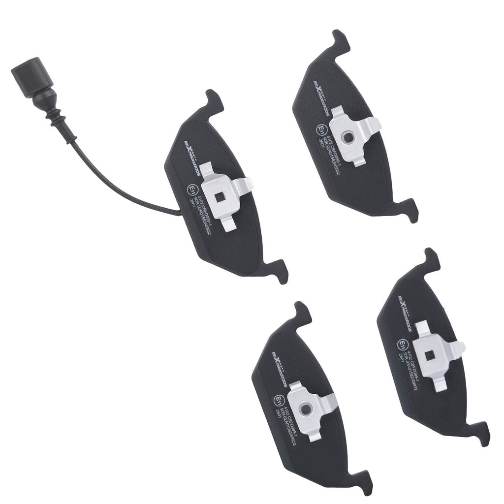 Neu 4x Bremsscheiben + 8x Bremsbeläge kompatibel für Skoda Fabia I Fabia II Roomster kompatibel für VW Polo 9N