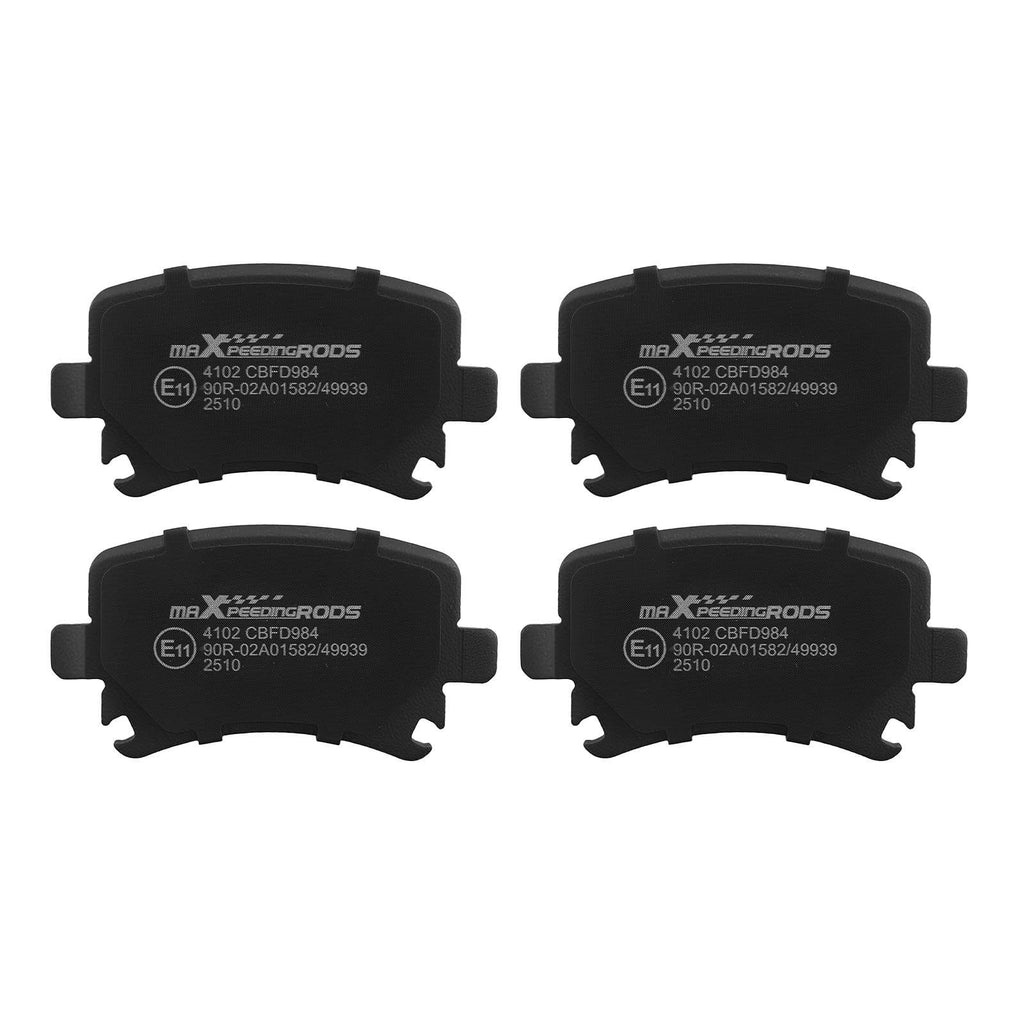 Neu Bremsscheiben Beläge Radnabe LR HintenFor kompatibel für VW Golf 5 6 Jetta Passat A3 Octavia