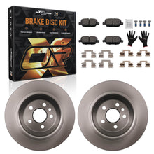 Laden Sie das Bild in den Galerie-Viewer, Neu Bremsscheiben Bremsbeläge Hinten kompatibel für Ford Focus II Galaxy Kuga S-Max Mondeo IV