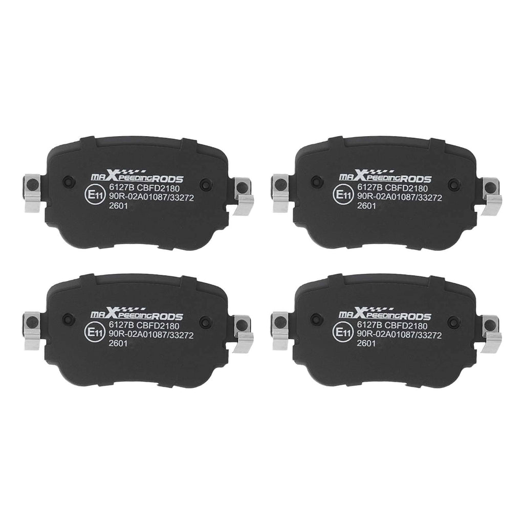 Neu Bremsscheiben Bremsbeläge Hinten kompatibel für Audi A1 kompatibel für Seat Leon 5F 1.0-2.0 kompatibel für Skoda Octavia