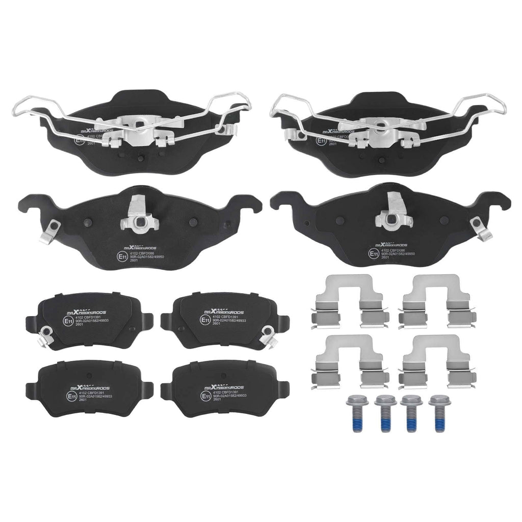Neu Bremsscheiben Bremsbeläge kompatibel für Opel Saab 9-5 YS3G kompatibel für Chevrolet Malibu V300 Astra G
