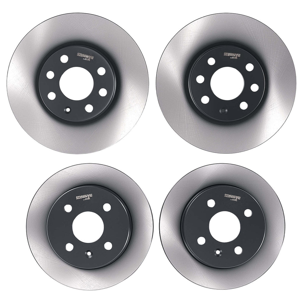 Neu Bremsscheiben Bremsbeläge Vorne Hinten kompatibel für Opel Meriva X03 Vorne Hinten Komplett