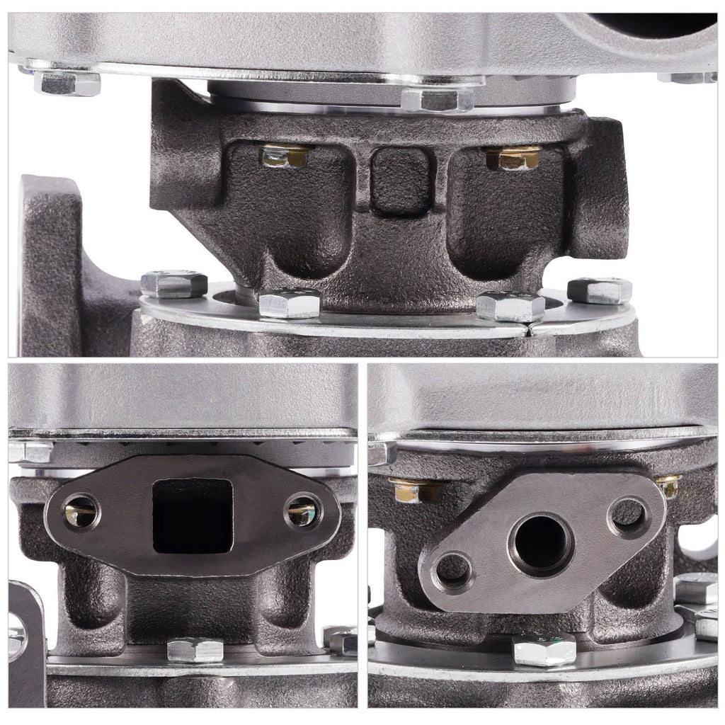 Neu Turbolader Kit T3/T4 mit 550mm ÖlrücklaufleitungIntercooler System Universal