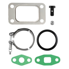 Laden Sie das Bild in den Galerie-Viewer, Neu T3 TO4E Turbo Turbocharger .63 A/R + Oil Drain Return + FEED Line Kit