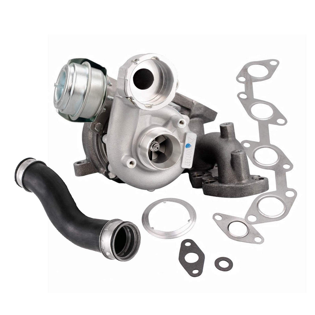 Neu Turbolader mit Ladeluftrohr kompatibel für VW Golf Skoda Octavia kompatibel für Seat Leon Toledo 2.0 136PS