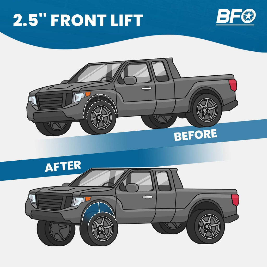 Neu 2.5inch Leveling Lift Kit w/ StrutsShocks kompatibel für Ford F-150 4WD 2004-2008