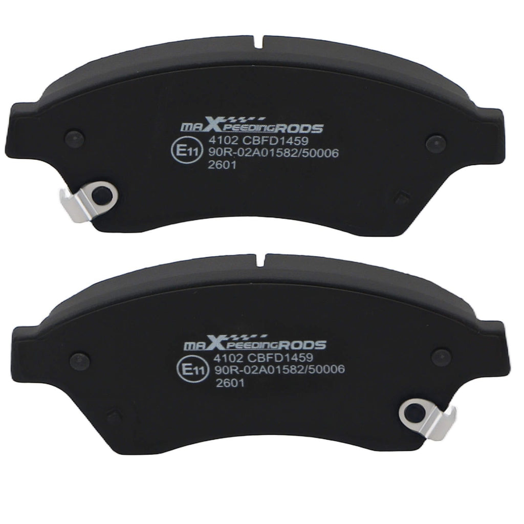 Neu 4x Bremsbeläge Vorne kompatibel für Chevrolet Cruze 1.4-2.0 kompatibel für Opel Astra J 1.2-2.0 Zafira 1.6