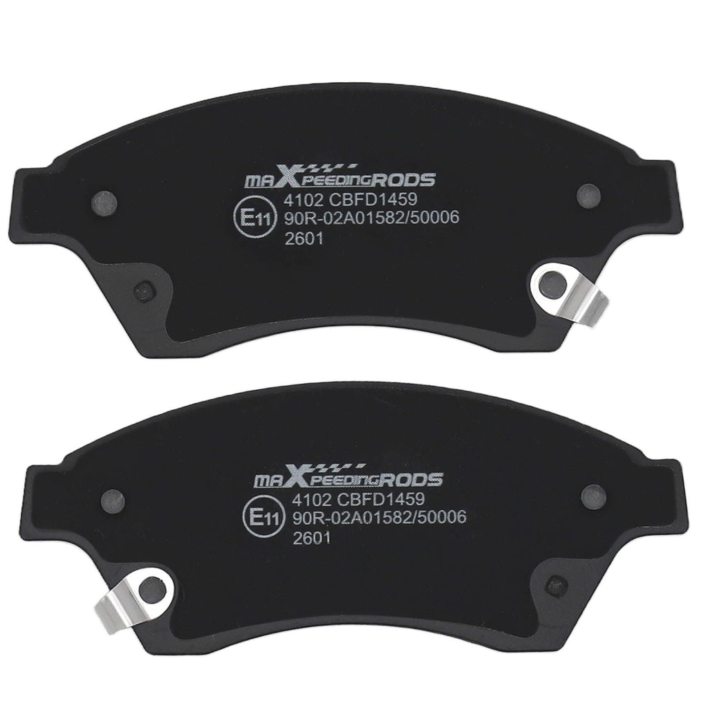 Neu 4x Bremsbeläge Vorne kompatibel für Chevrolet Cruze 1.4-2.0 kompatibel für Opel Astra J 1.2-2.0 Zafira 1.6