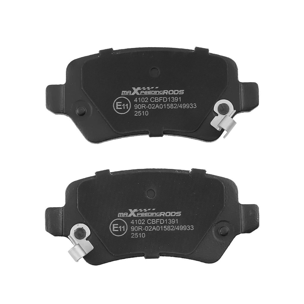Neu Bremsbeläge Hinten kompatibel für Vauxhall Astra 1.6 1.8 Dual-Fuel 16V 1998-2005