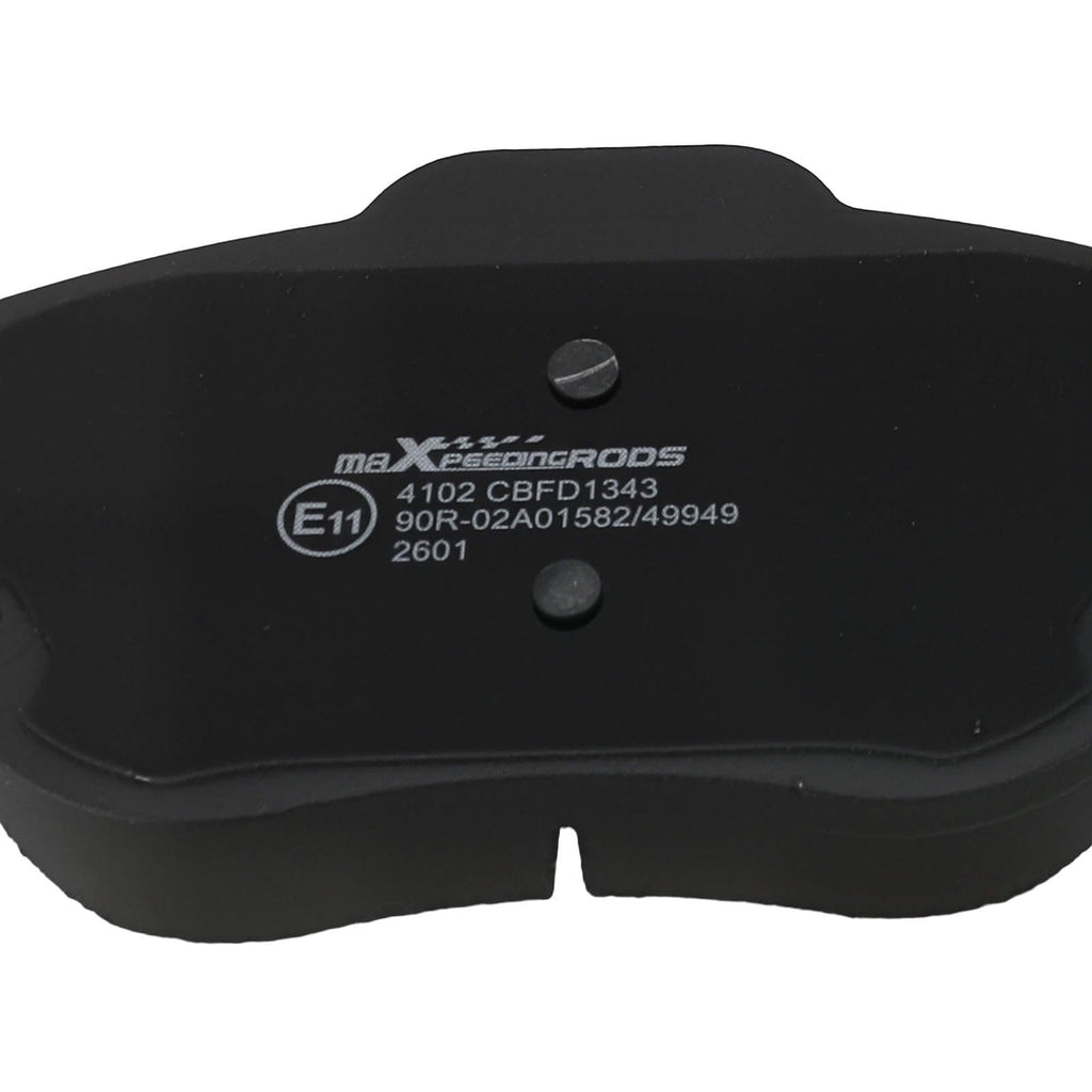 Neu 4x Bremsbeläge Vorne kompatibel für Vauxhall Astra Mk Signum Vectra C Zafira kompatibel für Saab 9-3 9-3X