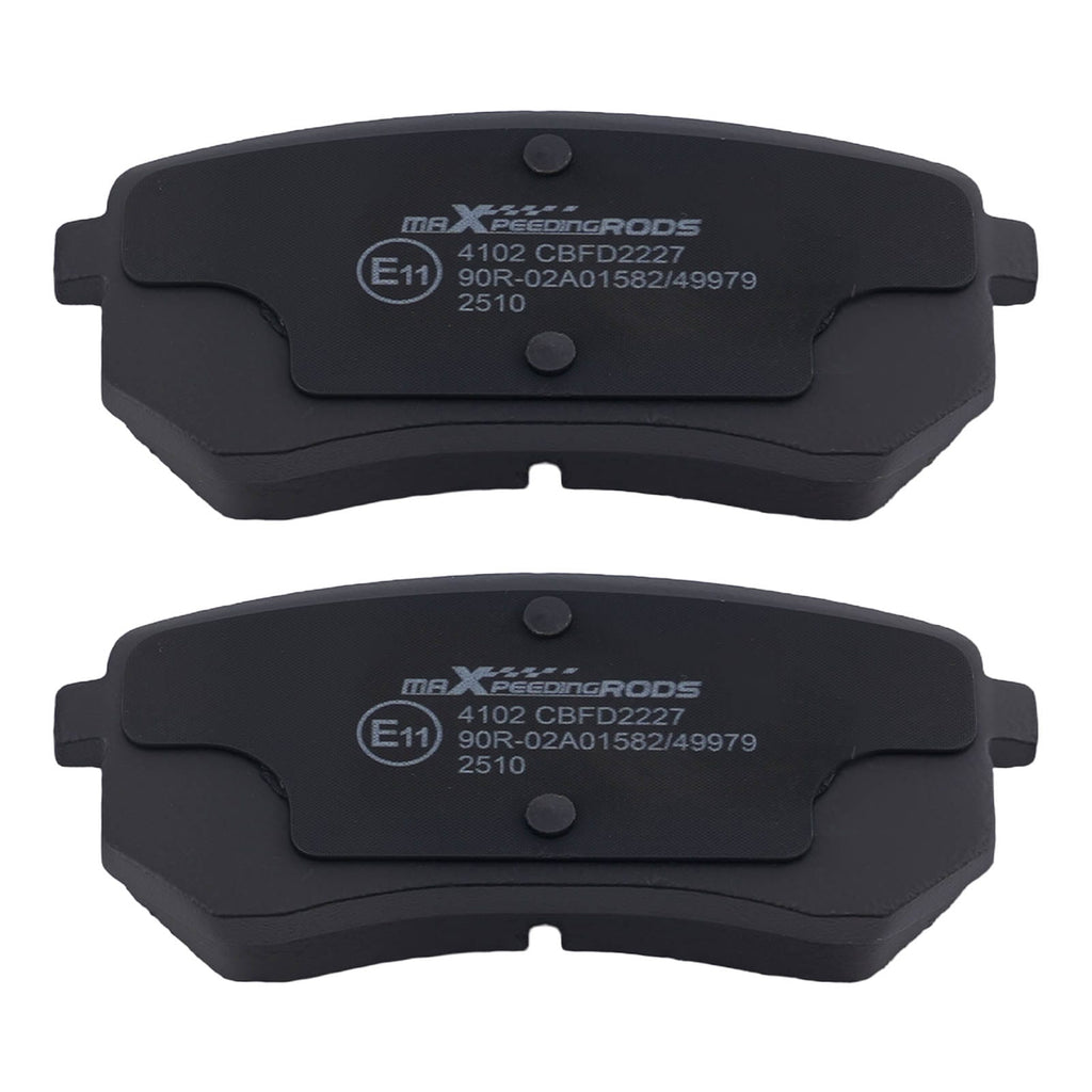 Neu Bremsbeläge Bremsbelagsatz Hinten kompatibel für Hyundai i10 2008-2013 583020XA00