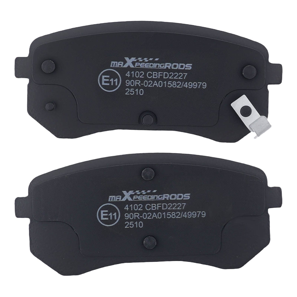 Neu Bremsbeläge Bremsbelagsatz Hinten kompatibel für Hyundai i10 2008-2013 583020XA00
