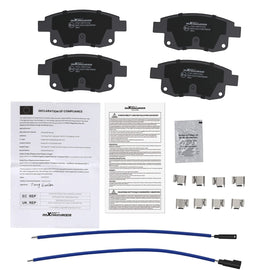 Neu Bremsbeläge Hinten kompatibel für Ford Transit Pritsche FF FM FN Bus FB FC Kasten Tourneo