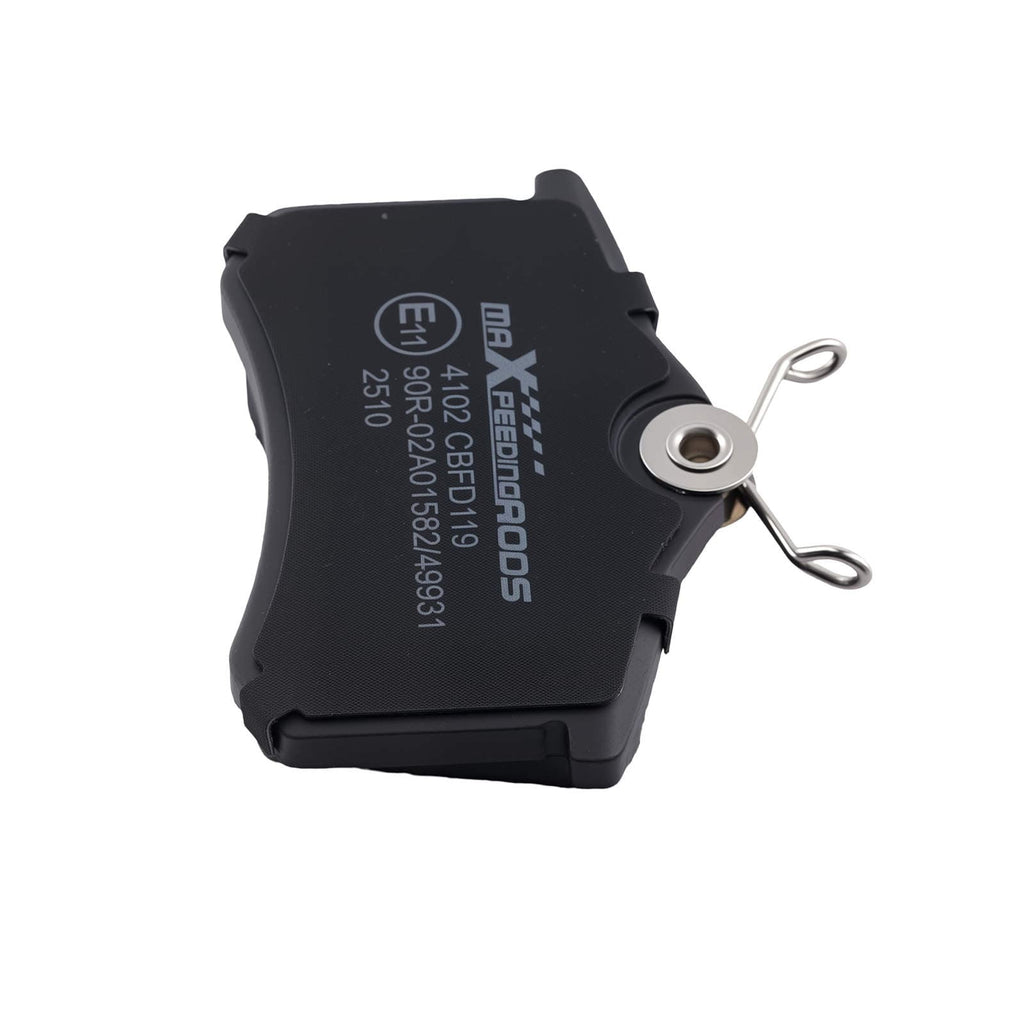 Neu Bremsbelag Hinten kompatibel für Audi A3 A4 kompatibel für VW Golf IV/V Polo 1996-2013 87,12mm