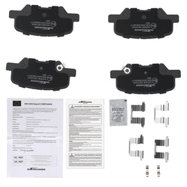 Neu Bremsbeläge Hinten kompatibel für Mazda 6 Kombi Stufenheck GJ GL kompatibel für Mitsubishi Outlander III