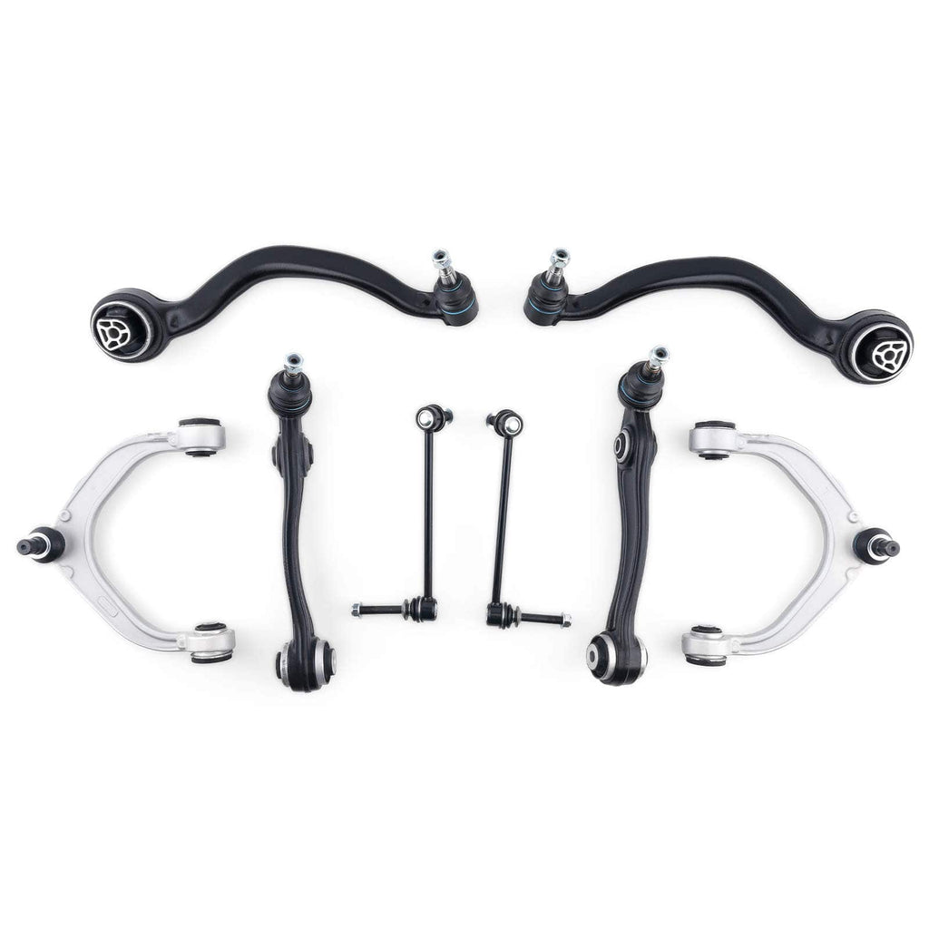 Neu 8 TEILIG QUERLENKER SATZ VORDERACHSE L+R kompatibel für BMW X5 F15 F85 X6 F16 F86 2014-2019