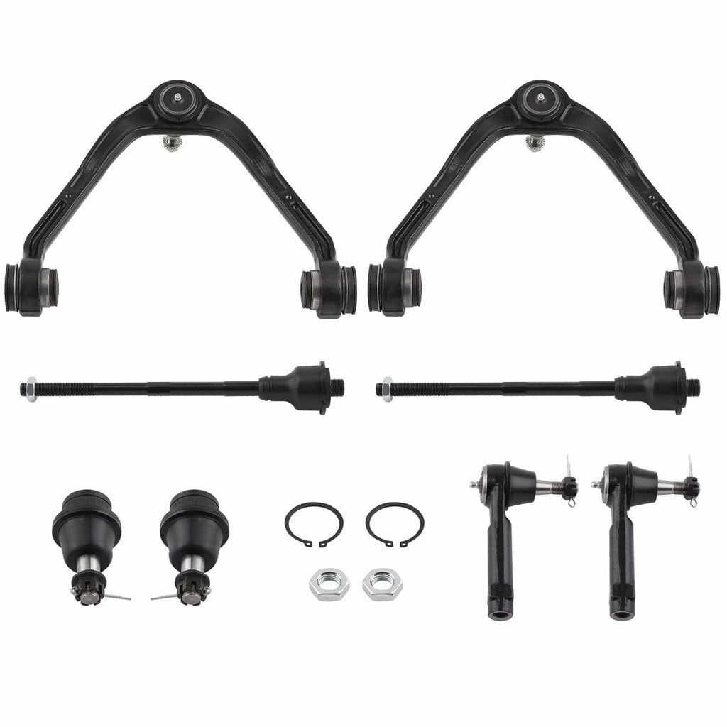 Neu 8PCS QUERLENKER SATZ VORNE LH+RH kompatibel für CADILLAC ESCALADE CHEVROLET SILVERADO GMC