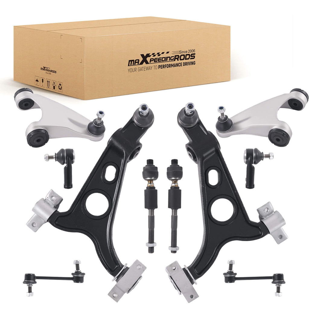 Neu 10 TEILE QUERLENKER SATZ VORNE LINKS + RECHTS kompatibel für ALFA ROMEO 147 156 GT 9947919